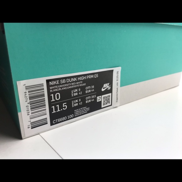 Nike SB Dunk High Paul Rodriguez Sz 10 CT6680-100 - Picture 6 of 8